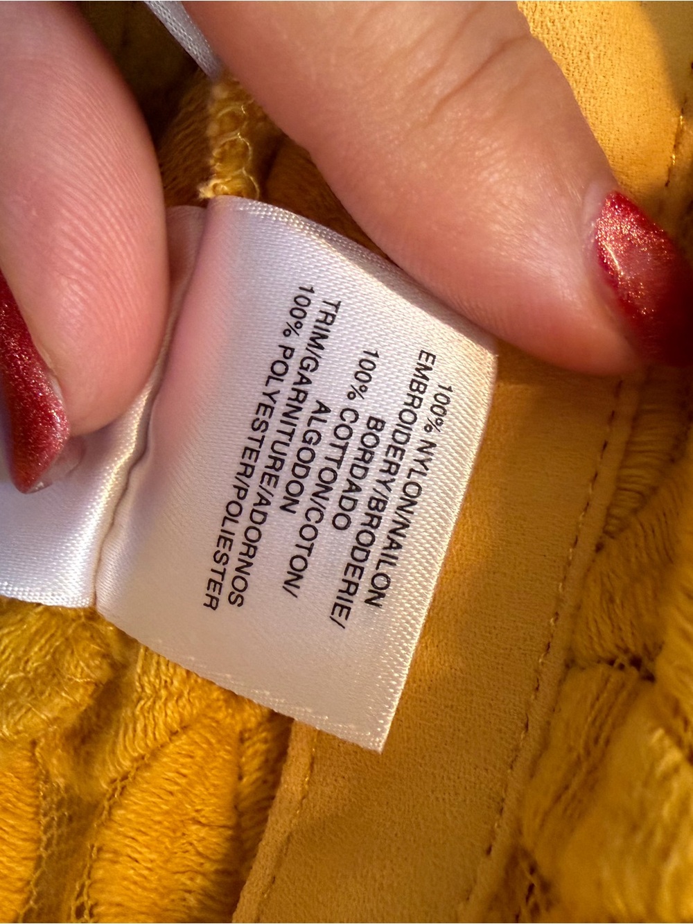Anne Klein Yellow Floral Embroidered Mesh Open Front Jacket Size M - Picture 5 of 8